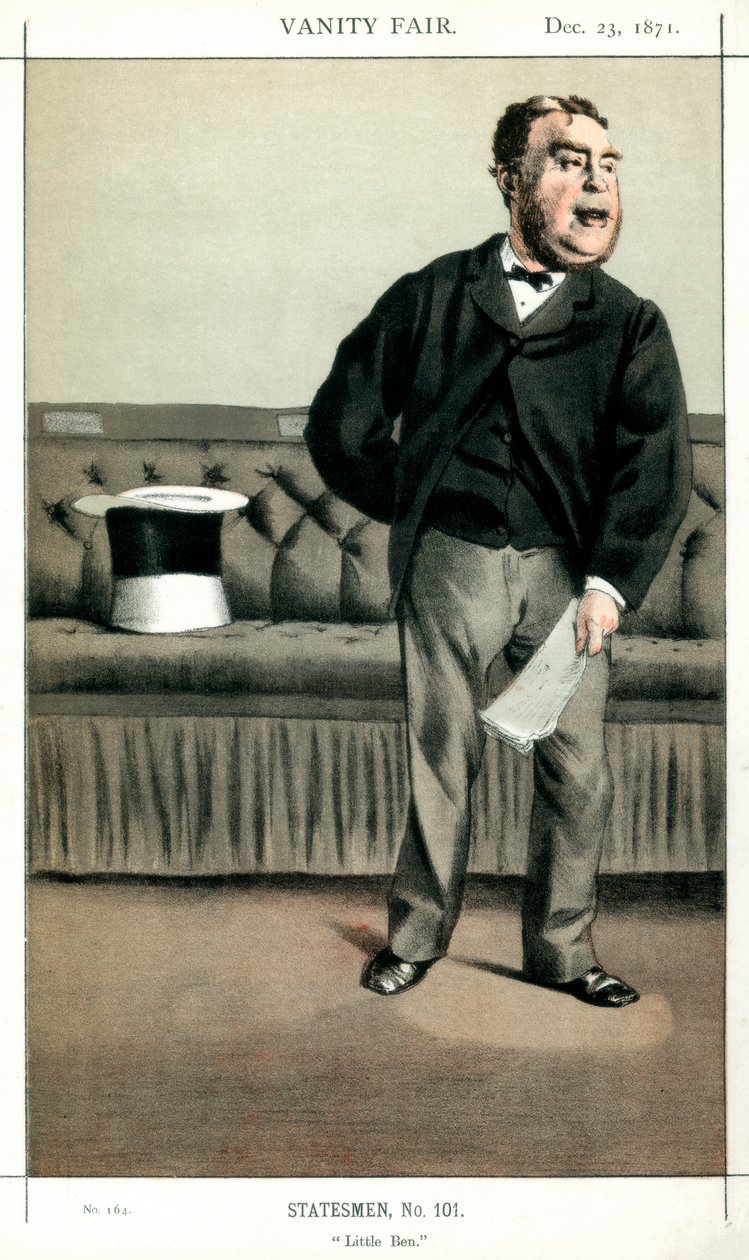 Little Ben, George Cavendish-Bentinck, brit politikus, 1871. alkotó: James Jacques Joseph Tissot