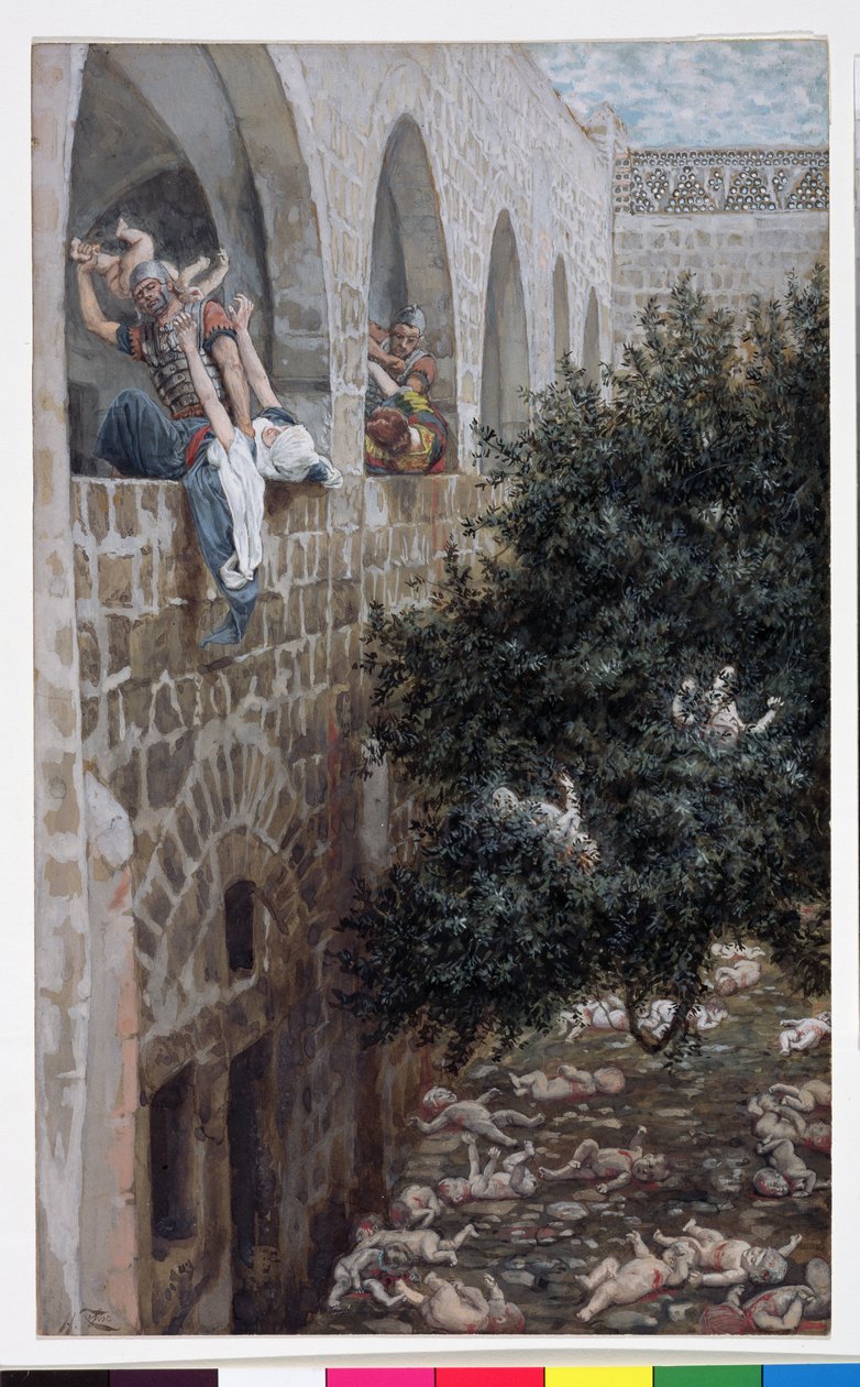 Az ártatlanok mészárlása, illusztráció a „Krisztus élete”-hez, 1886-94 akvarell és gouache kartonon) alkotó: James Jacques Joseph Tissot