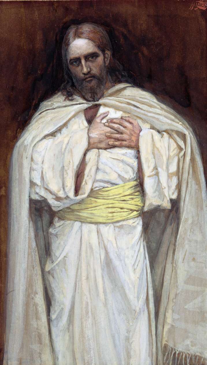 Urunk, Jézus Krisztus, illusztráció a Krisztus életéhez, 1886-94 (wc és gouache kartonon) alkotó: James Jacques Joseph Tissot