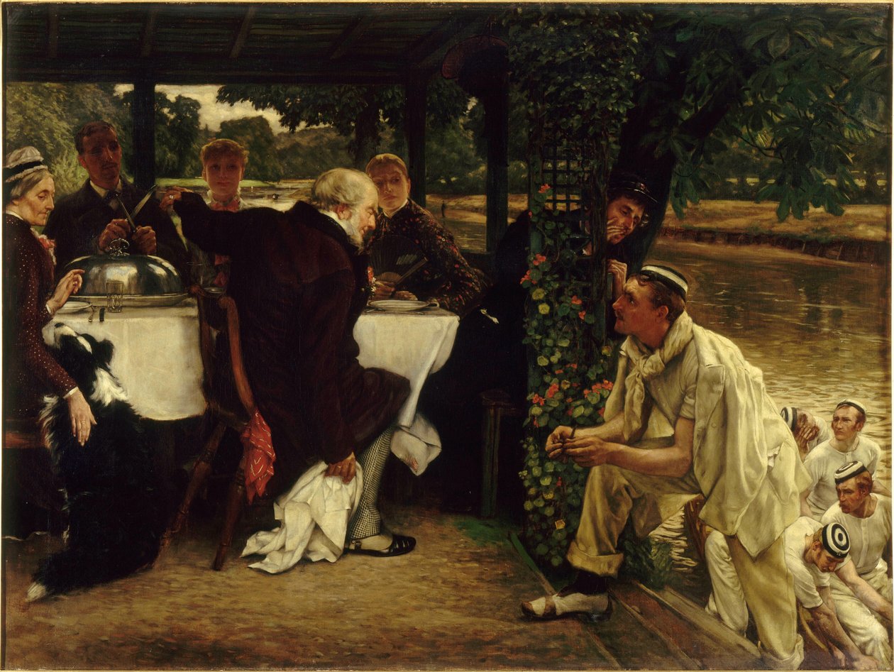Példabeszéd a tékozló fiúról: A hízott borjú, 1880. alkotó: James Jacques Joseph Tissot