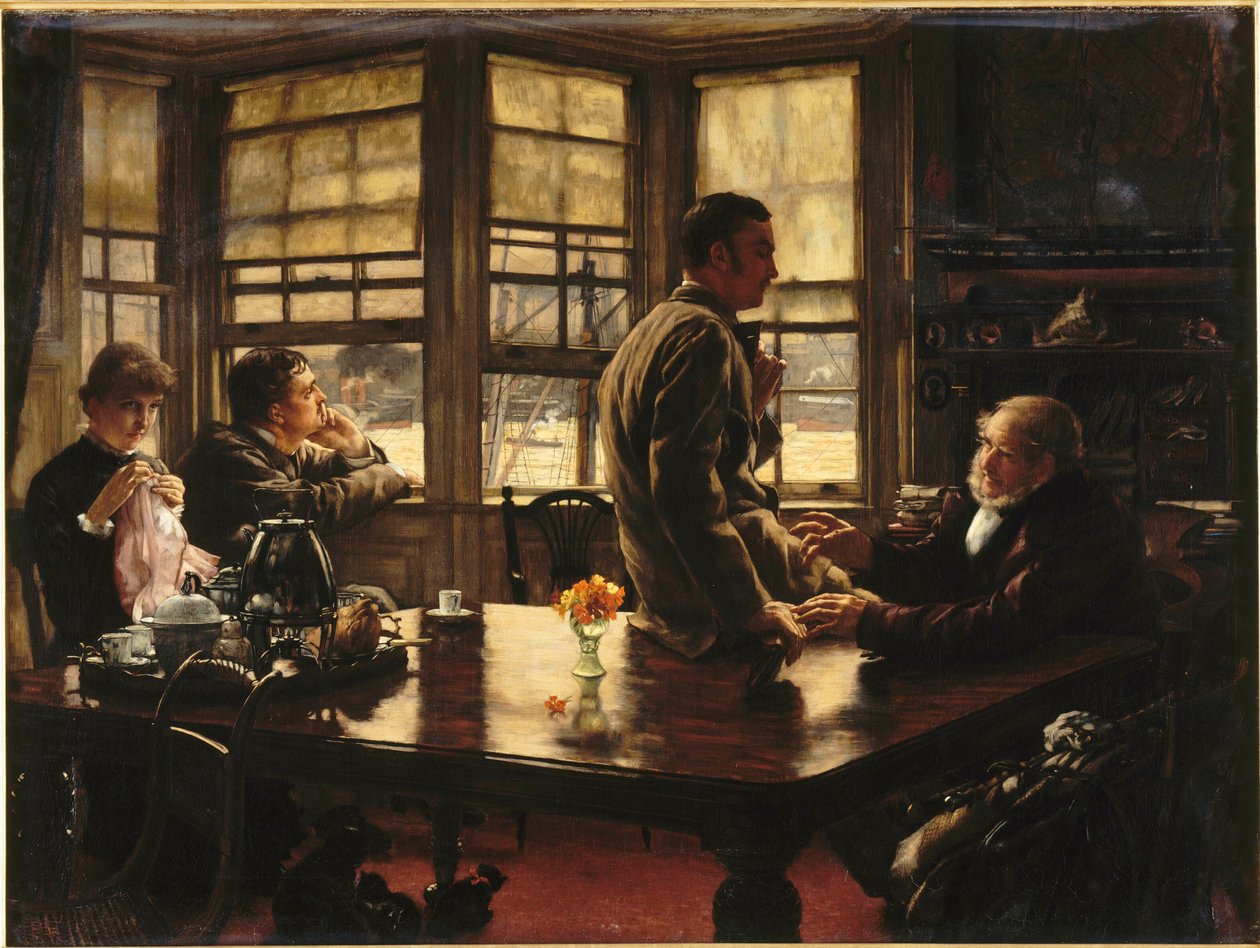 Példabeszéd a tékozló fiúról: az indulás, 1880. alkotó: James Jacques Joseph Tissot
