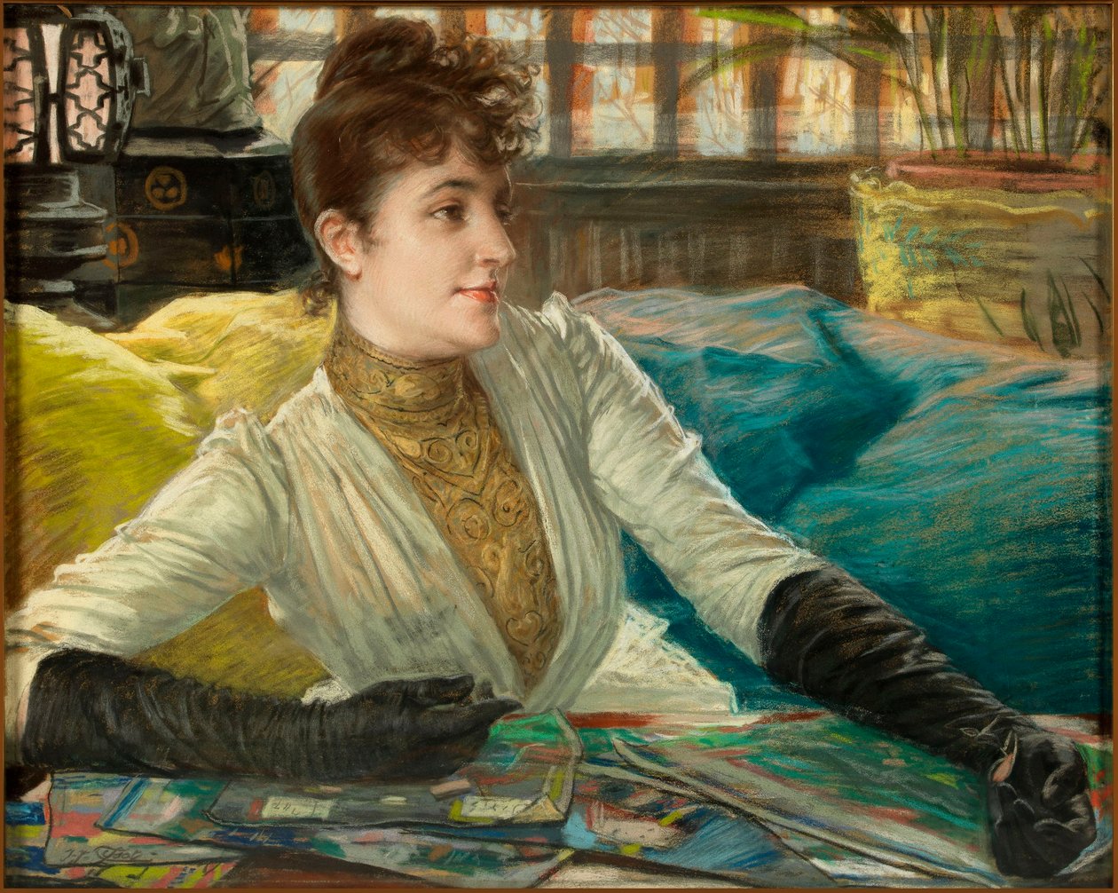 Mathilde Sée portréja alkotó: James Jacques Joseph Tissot