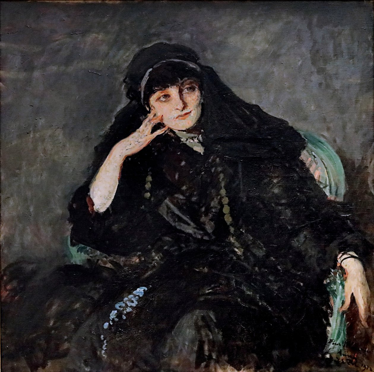 Anna-Elisabeth, Mathieu de Noailles grófnő portréja 1876-1933, 1912. alkotó: James Jacques Joseph Tissot