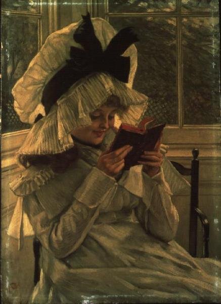 Könyv olvasása alkotó: James Jacques Joseph Tissot