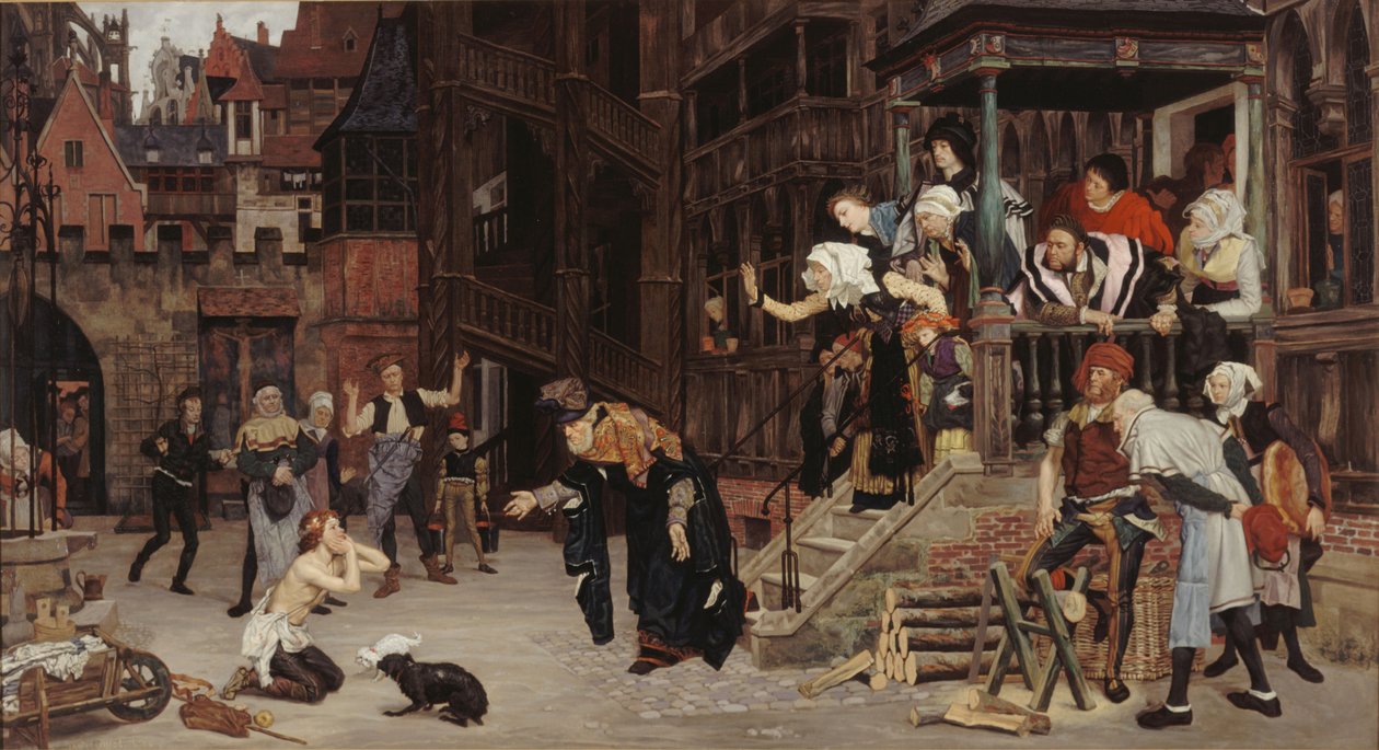 A tékozló fiú visszatérése alkotó: James Jacques Joseph Tissot