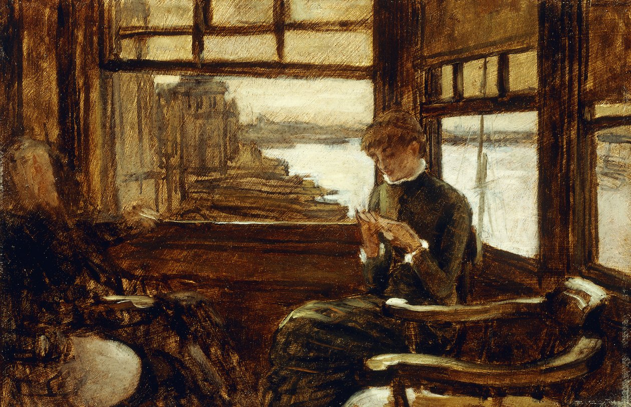 Tanulmány a tékozló fiúnak a modern életben: Az indulás, 1881 körül alkotó: James Jacques Joseph Tissot