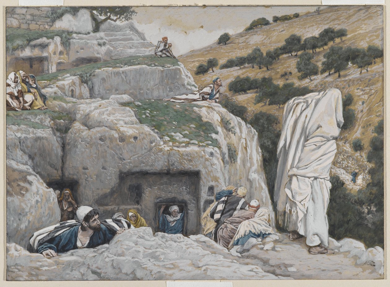Az apostolok búvóhelye, illusztráció az Urunk Jézus Krisztus életéből, 1886-94 (wc grafit fölött, papíron) alkotó: James Jacques Joseph Tissot