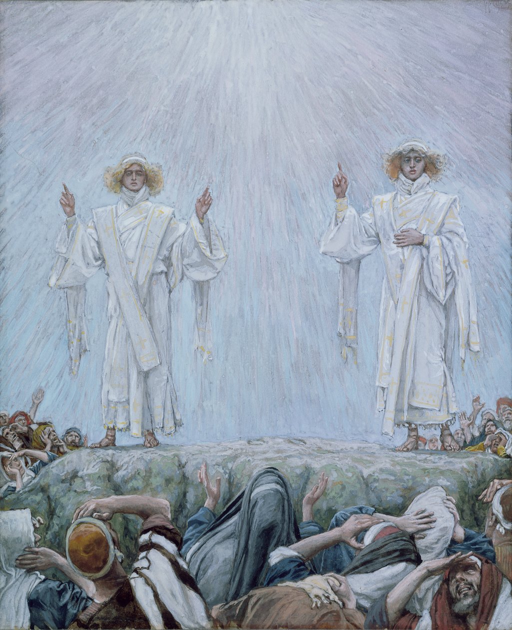 A mennybemenetel, illusztráció a Krisztus életéhez, 1884-96 körül (wc és gouache kartonon) alkotó: James Jacques Joseph Tissot