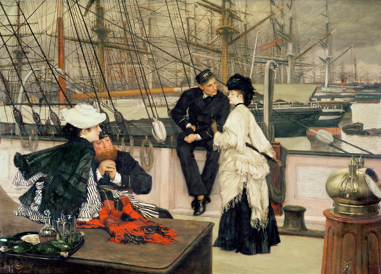 A kapitány és a tiszt, 1873 alkotó: James Jacques Joseph Tissot