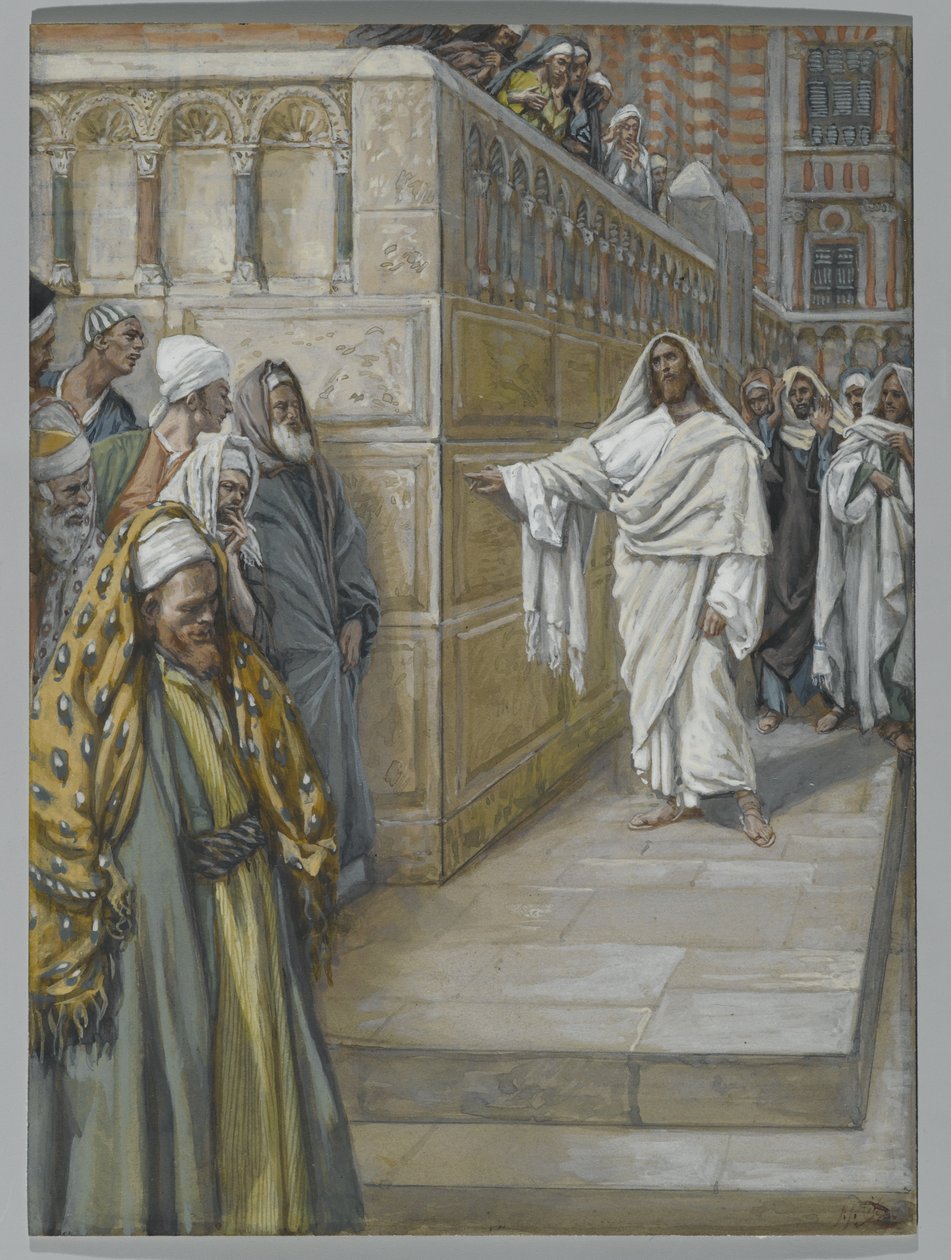 A Sarokkő, illusztráció: Urunk Jézus Krisztus élete, 1886-94 (wc grafit fölött, papíron) alkotó: James Jacques Joseph Tissot