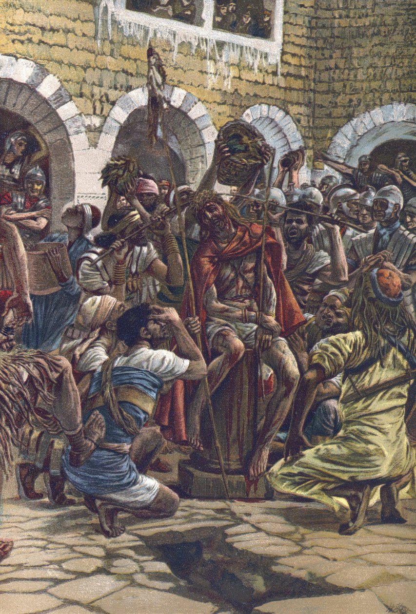 A töviskorona - a mi Urunk Jézus Krisztus életéből - 1899 James Tissot - La vie de notre seigneur Jesus Christ, Jacques Joseph (Jacques Joseph) Tissot James Tissot (1836-1902) alkotó: James Jacques Joseph Tissot