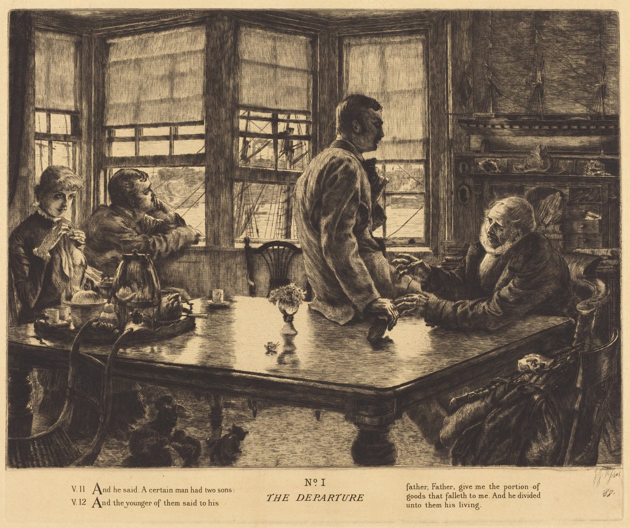 Az indulás alkotó: James Jacques Joseph Tissot