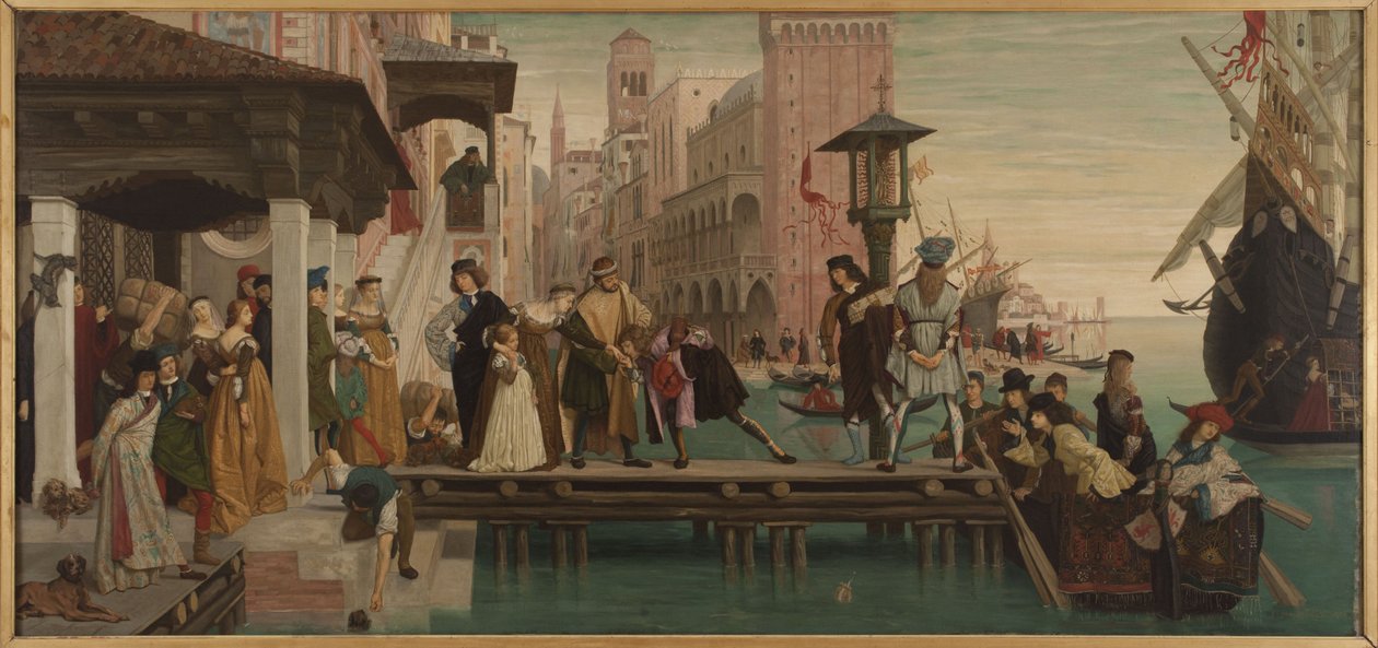 A tékozló fiú távozása alkotó: James Jacques Joseph Tissot