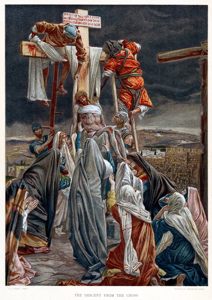A keresztről való leszállás, 1890 alkotó: James Jacques Joseph Tissot