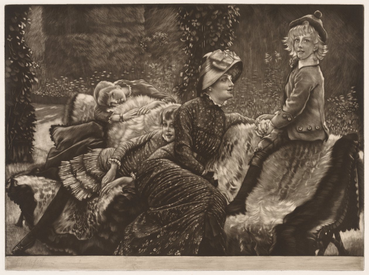 A kerti pad alkotó: James Jacques Joseph Tissot