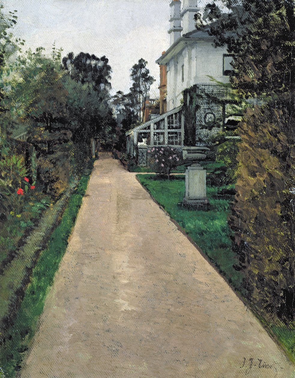 A művészház kertje (olaj, vászon) alkotó: James Jacques Joseph Tissot