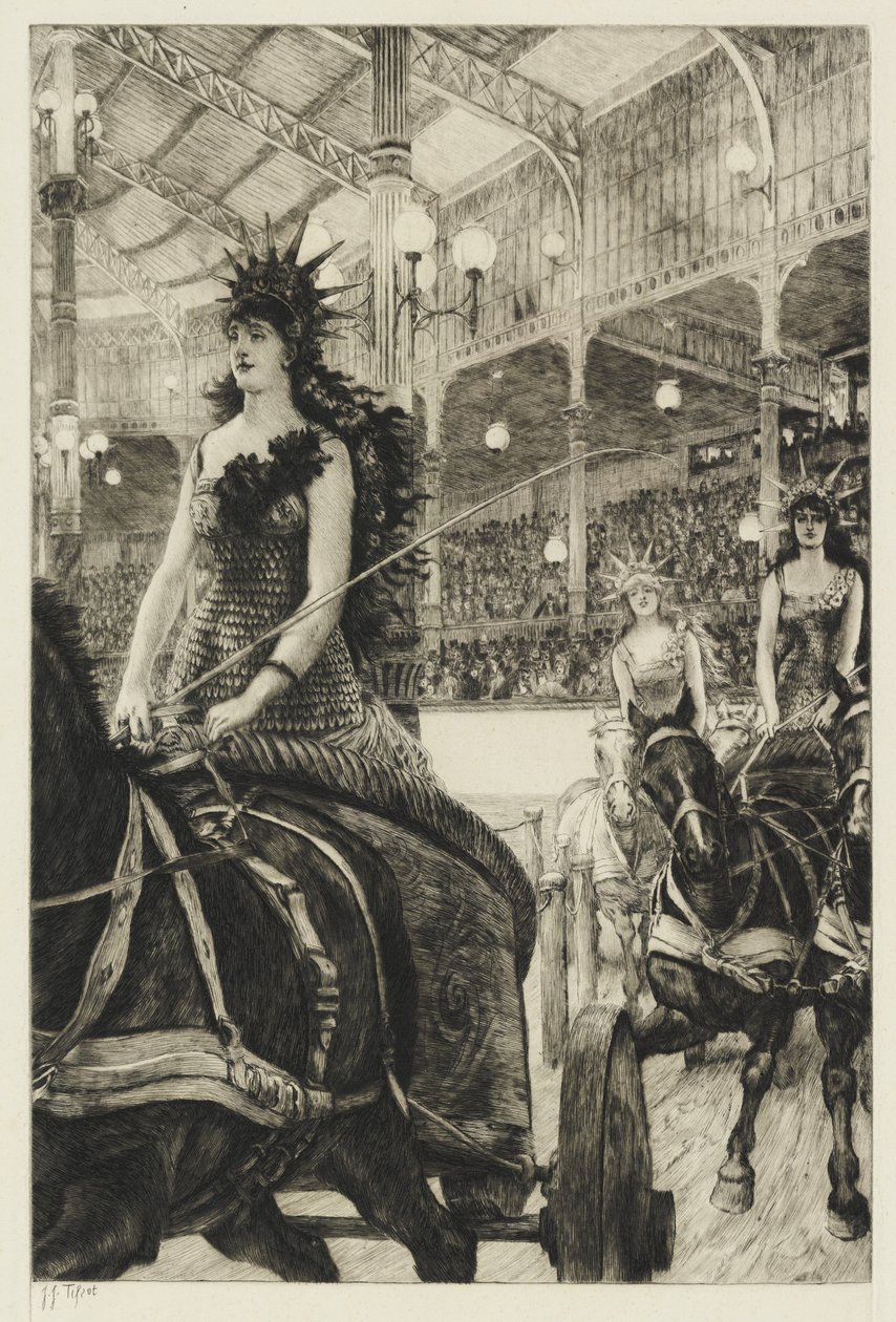 A szekerek hölgyei, 1885 alkotó: James Jacques Joseph Tissot