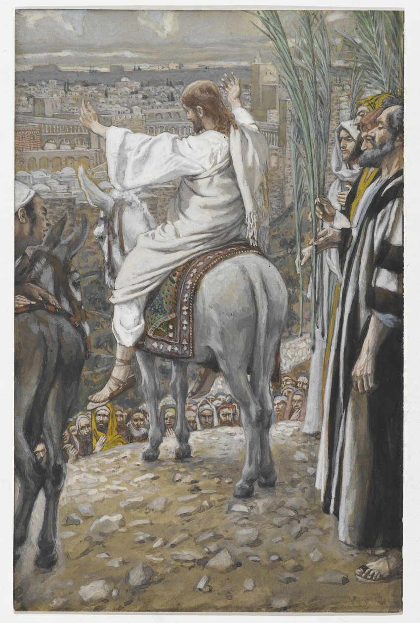 Az Úr sírt, illusztráció az Urunk Jézus Krisztus élete, 1886-94 (wc grafit felett, papíron) című könyvéből alkotó: James Jacques Joseph Tissot