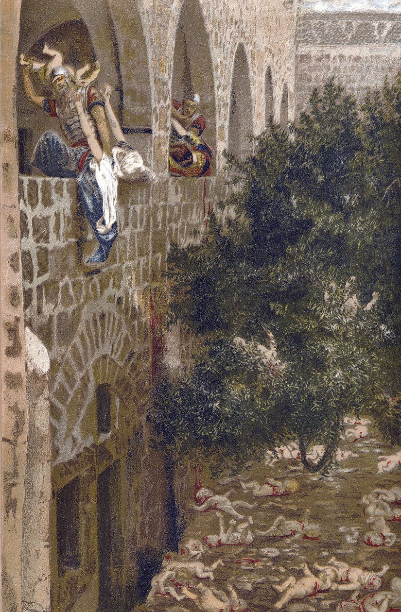 Az ártatlanok mészárlása - Az ártatlanok mészárlása - "Urunk, Jézus Krisztus élete" című filmből - James Tissot 1899 - La vie de notre seigneur Jesus Christ, Jacques Joseph (Jacques-Joseph) Tissot, James Tissot (1836) -1902) alkotó: James Jacques Joseph Tissot