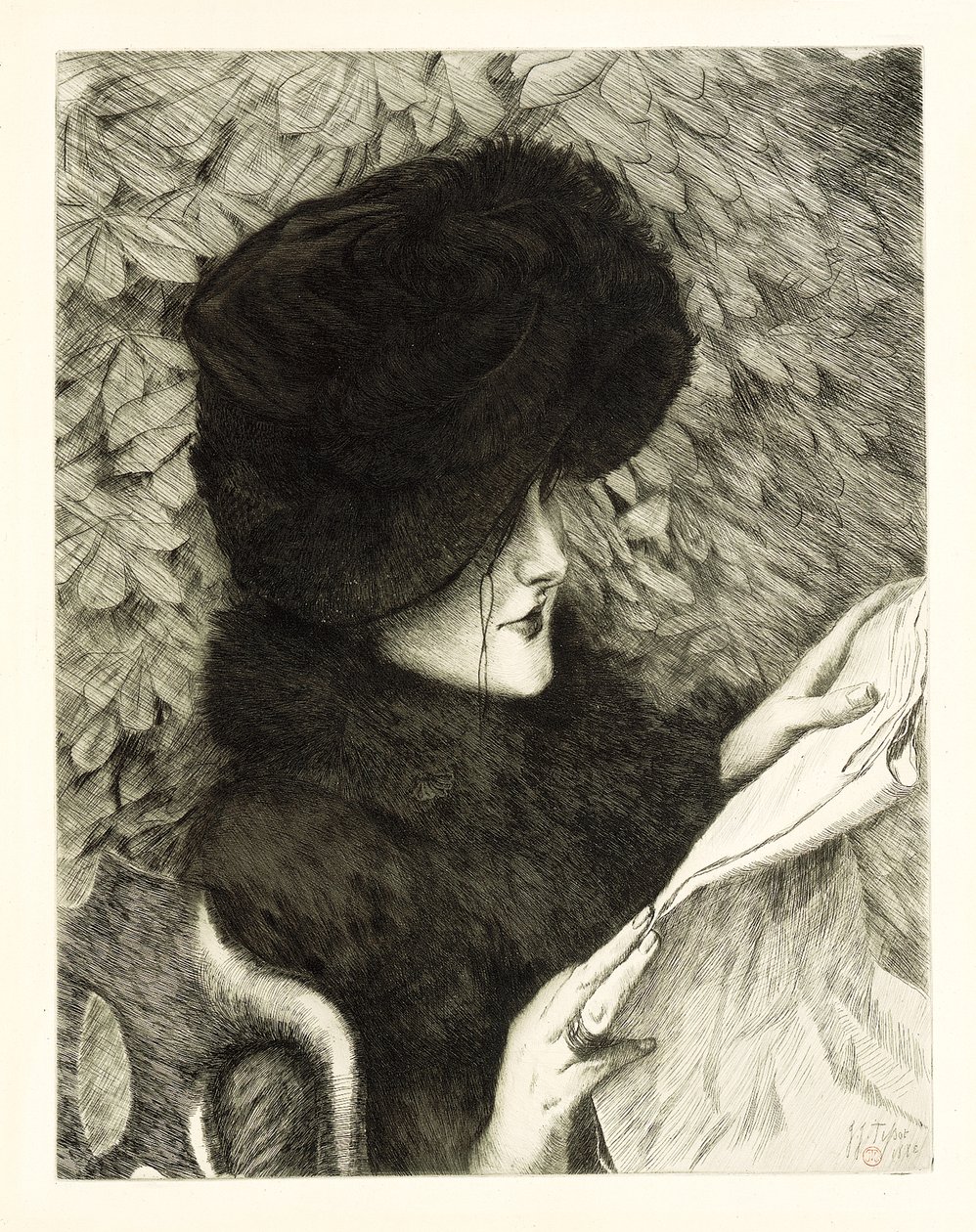 Újság, 1883 alkotó: James Jacques Joseph Tissot
