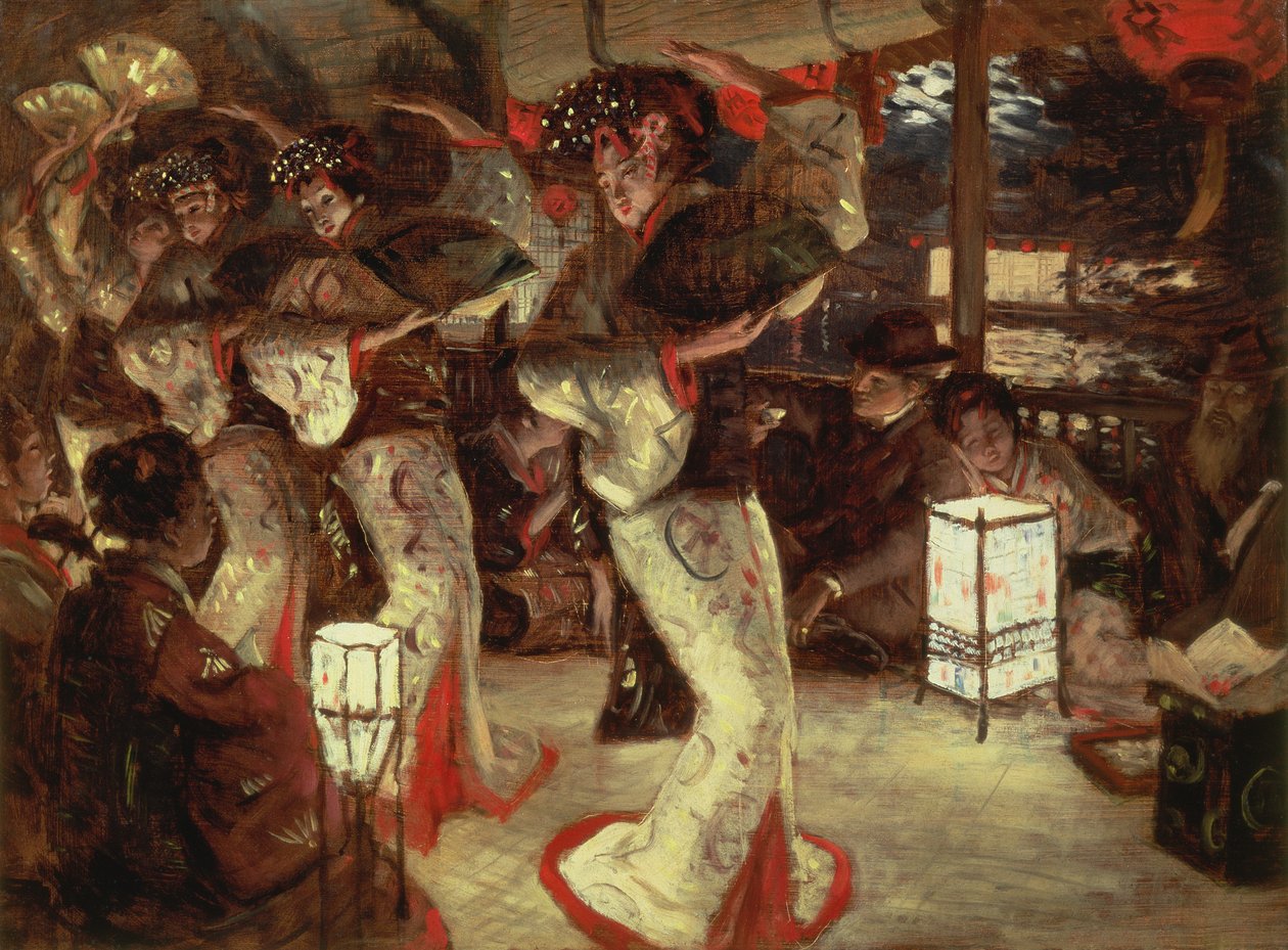 A tékozló fiú a modern életben: In Foreign Climes, 1882 körül (előkészítő vázlat) alkotó: James Jacques Joseph Tissot