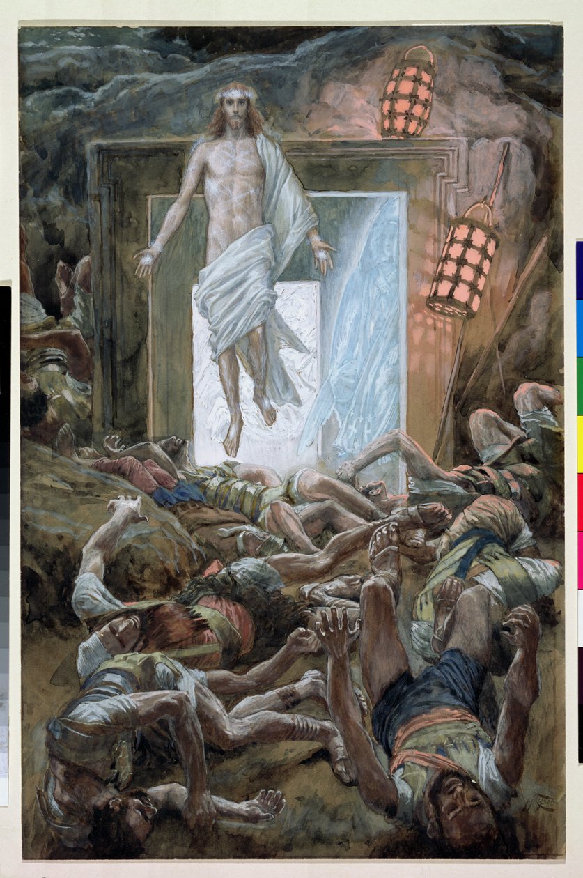 The Resurrection, illusztráció: Krisztus élete, 1886-94 (wc és gouache kartonon) alkotó: James Jacques Joseph Tissot