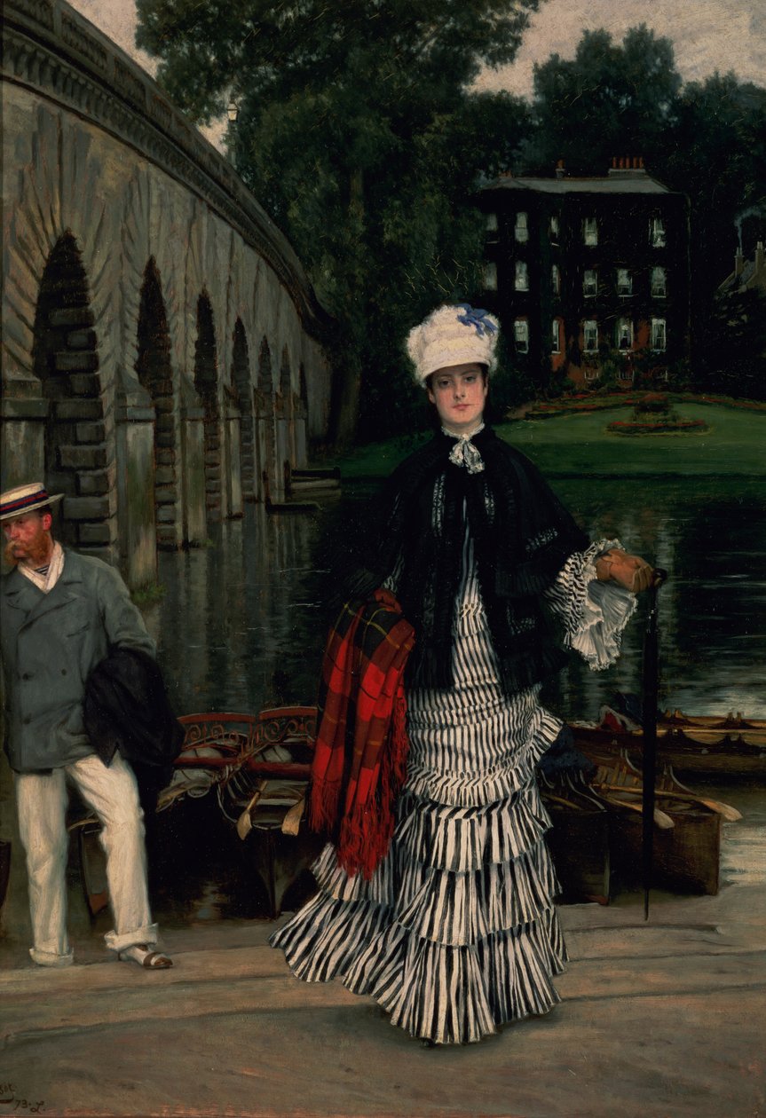 Visszatérés a csónakázásról alkotó: James Jacques Joseph Tissot