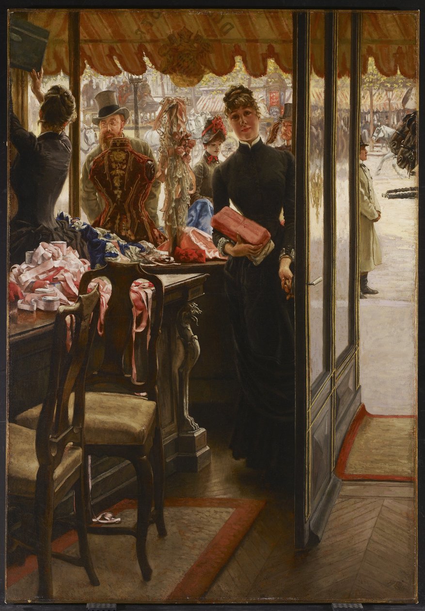 A bolti lány, 1883-85 alkotó: James Jacques Joseph Tissot
