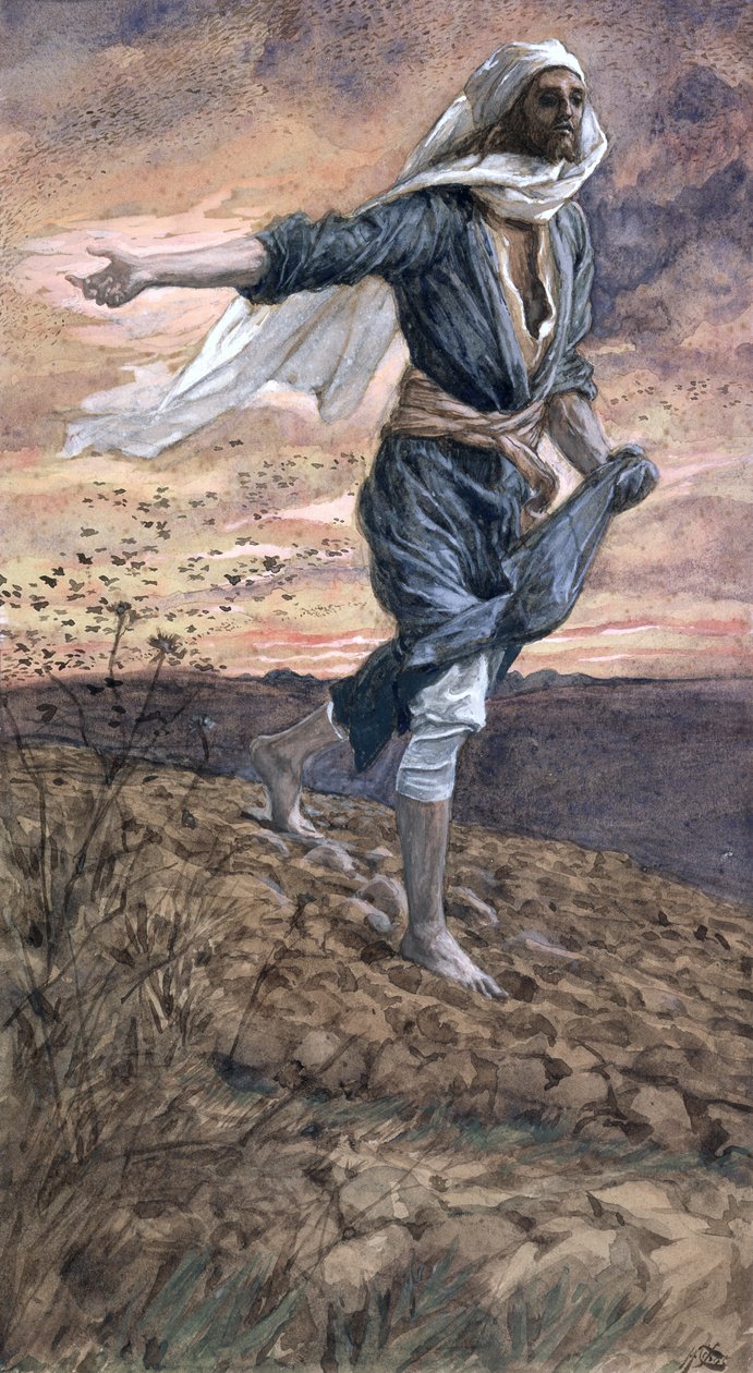 A Magvető, illusztráció a Krisztus életéhez, 1886-94 (wc és gouache kartonon) alkotó: James Jacques Joseph Tissot