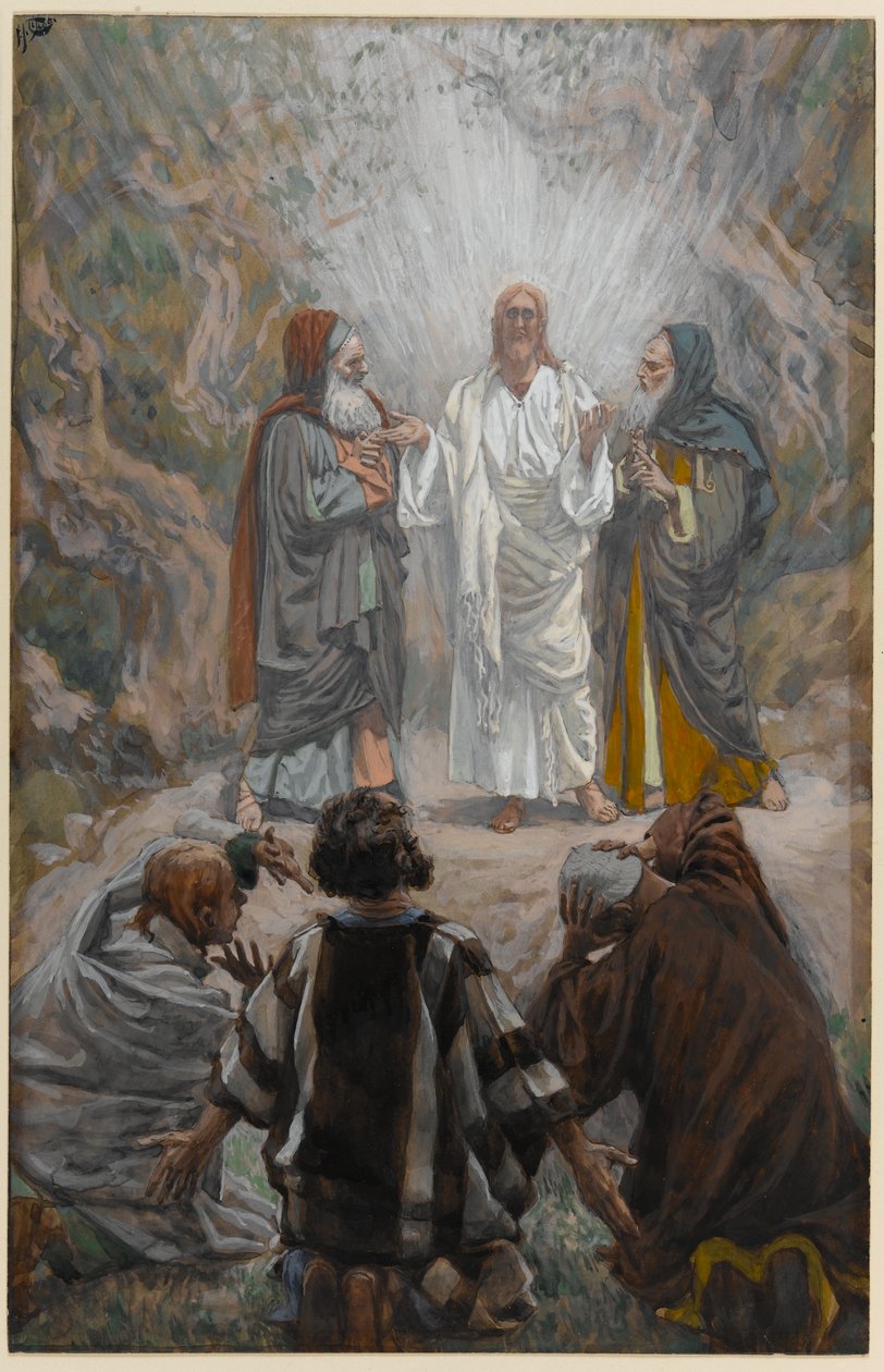 Az átváltoztatás, illusztráció a Krisztus életéhez, 1886-94 (wc és gouache kartonon) alkotó: James Jacques Joseph Tissot
