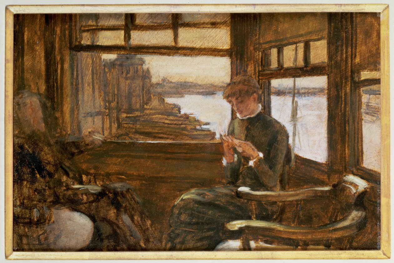 Az indulás, 1880 körül (festmény) alkotó: James Jacques Joseph Tissot