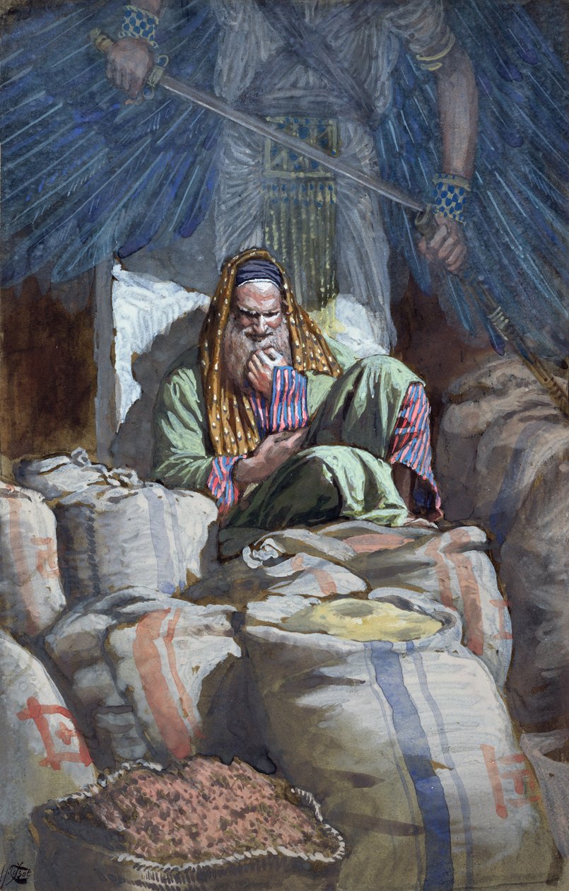 Te bolond, ezen az éjszakán a lelkedet kívánják tőled, illusztráció a Krisztus életéhez, 1886-94 (wc és gouache kartonon) alkotó: James Jacques Joseph Tissot