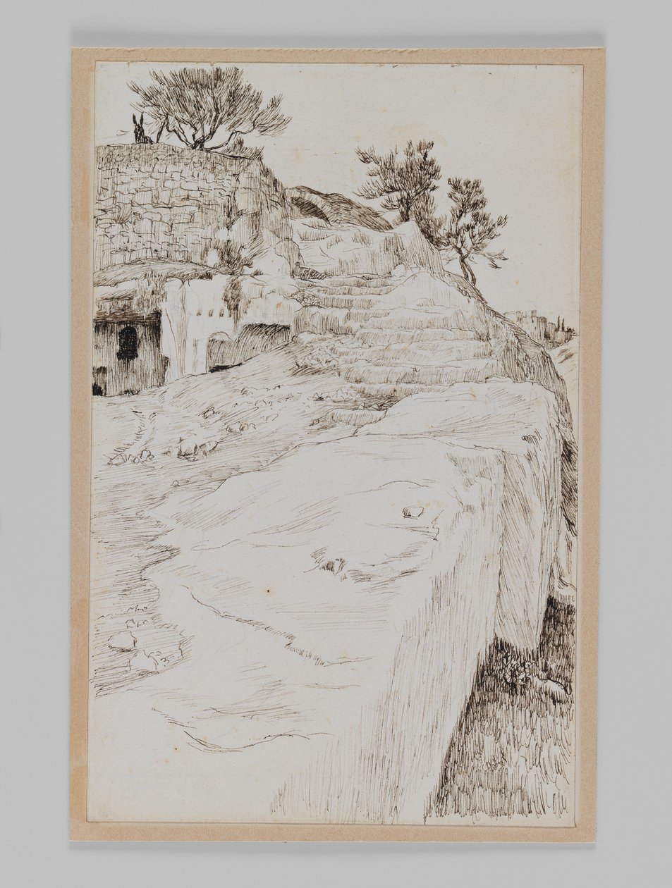 A Hinnom-völgy sírjai, illusztráció a mi Urunk Jézus Krisztus életéből alkotó: James Jacques Joseph Tissot