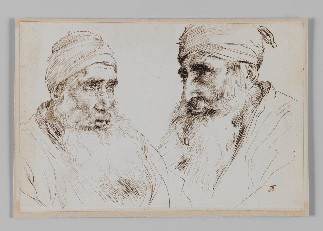A zsidók típusai, Jeruzsálem, illusztráció a mi Urunk Jézus Krisztus életéből (tinta papíron) alkotó: James Jacques Joseph Tissot