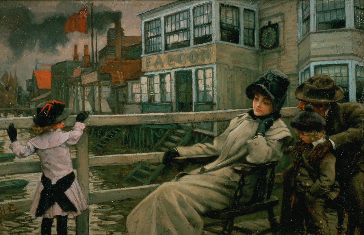 A kompra várva, 1878 körül alkotó: James Jacques Joseph Tissot