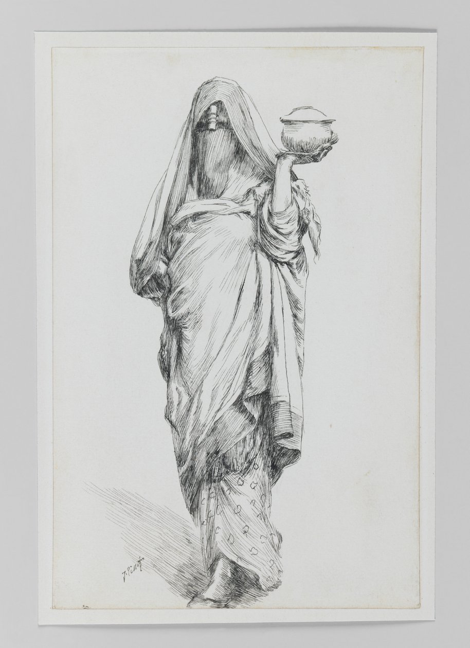 Kairói nő, illusztráció a mi Urunk Jézus Krisztus életéből alkotó: James Jacques Joseph Tissot