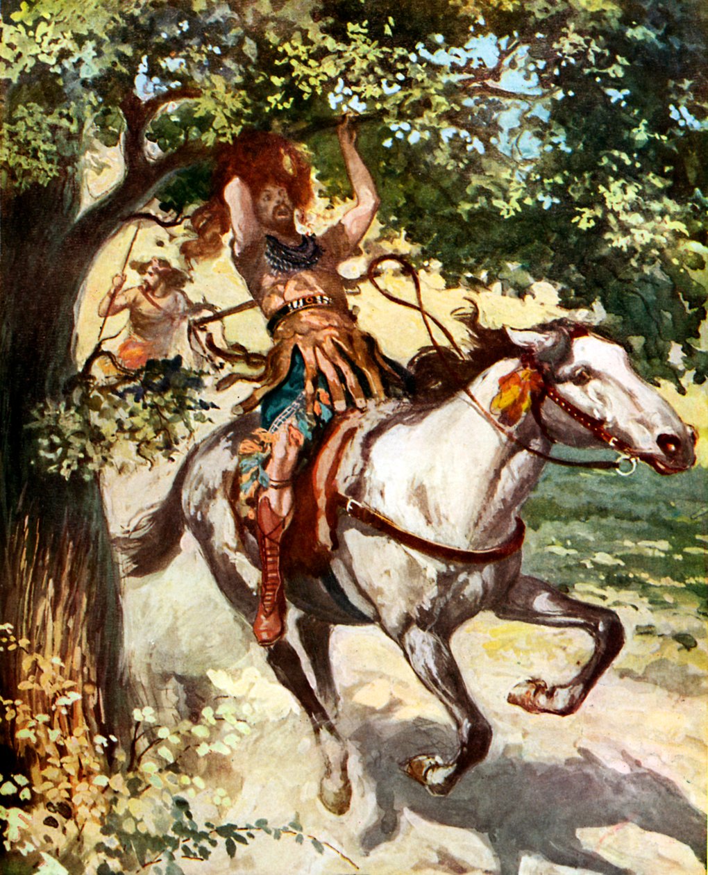 Absolon a tölgyfán lóg - Biblia alkotó: James Jacques Joseph after Tissot