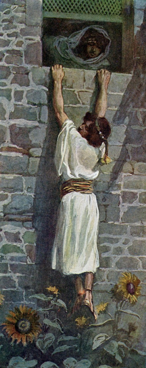 David megszökik J James Tissottól – Biblia alkotó: James Jacques Joseph after Tissot