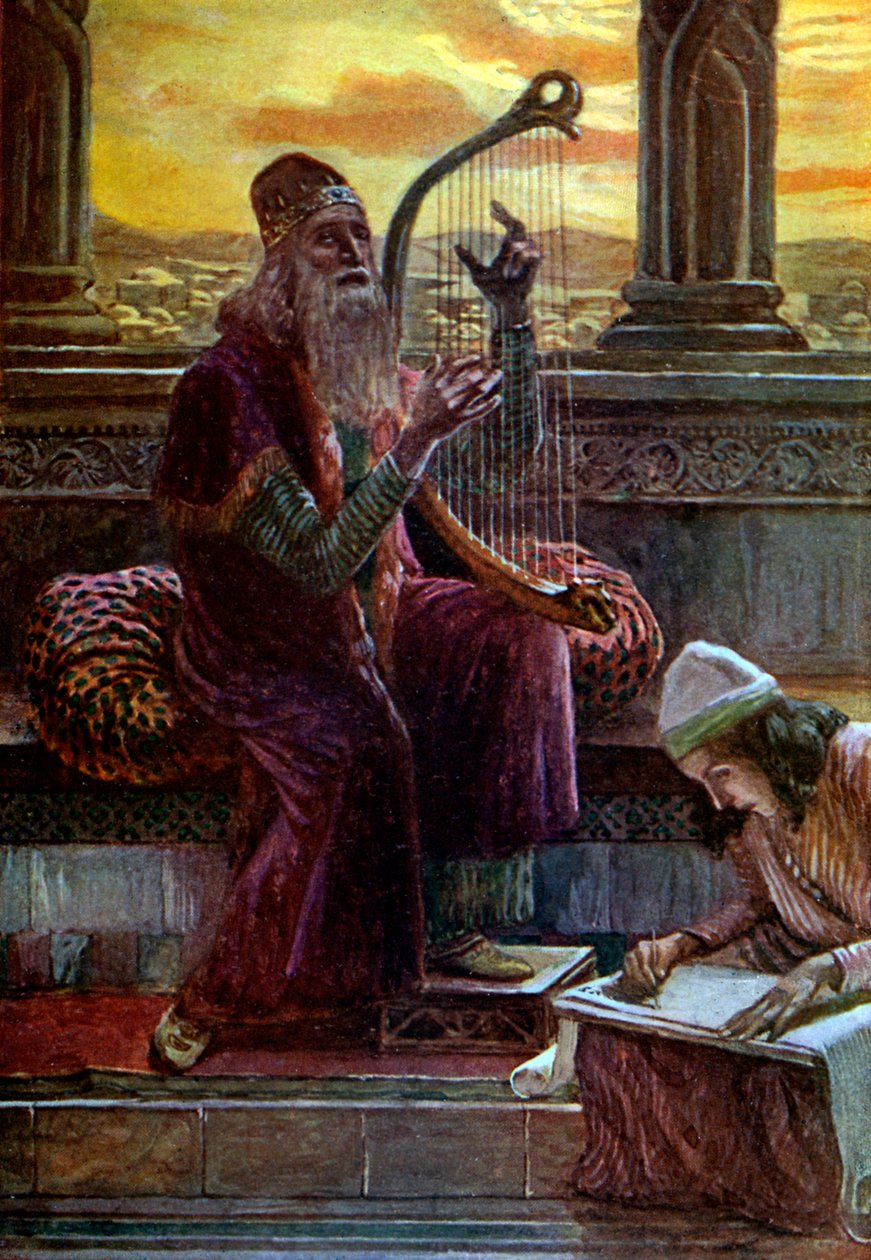 David énekel: J James Tissot – Biblia alkotó: James Jacques Joseph after Tissot