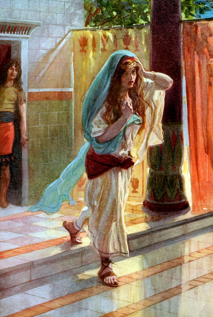 Tamar pusztasága – J James Tissot – Biblia alkotó: James Jacques Joseph after Tissot