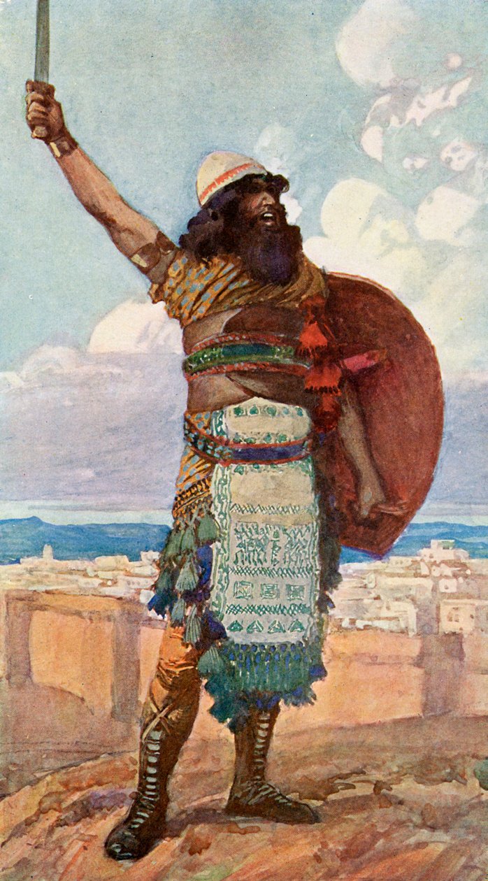 Othniel, J James Tissot - Biblia alkotó: James Jacques Joseph after Tissot