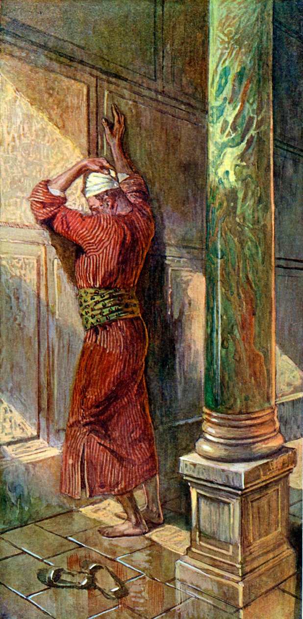Imádkozás a templomban J James Tissot - Biblia alkotó: James Jacques Joseph after Tissot