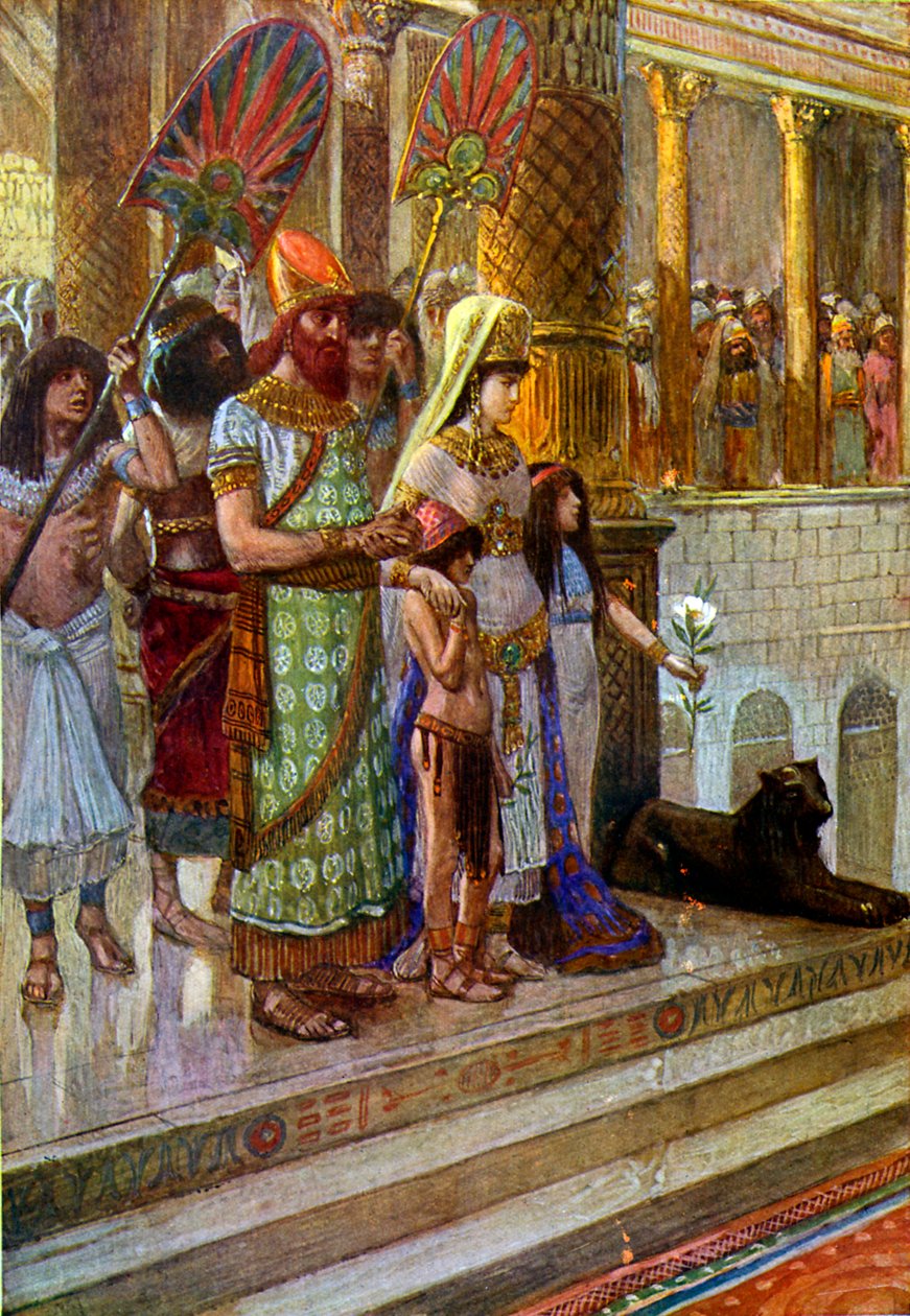 Salamon és Sába királynője, Tissot - Biblia alkotó: James Jacques Joseph after Tissot