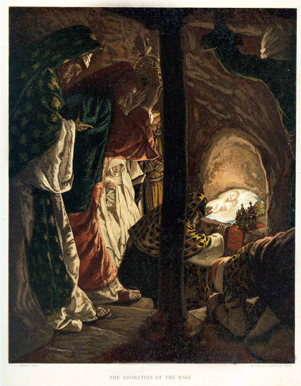 A mágusok imádása, Szent Lukács, Biblia alkotó: James Jacques Joseph after Tissot