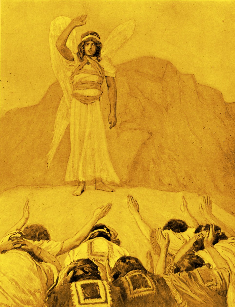 Az angyal feddése James Tissottól – Biblia alkotó: James Jacques Joseph after Tissot