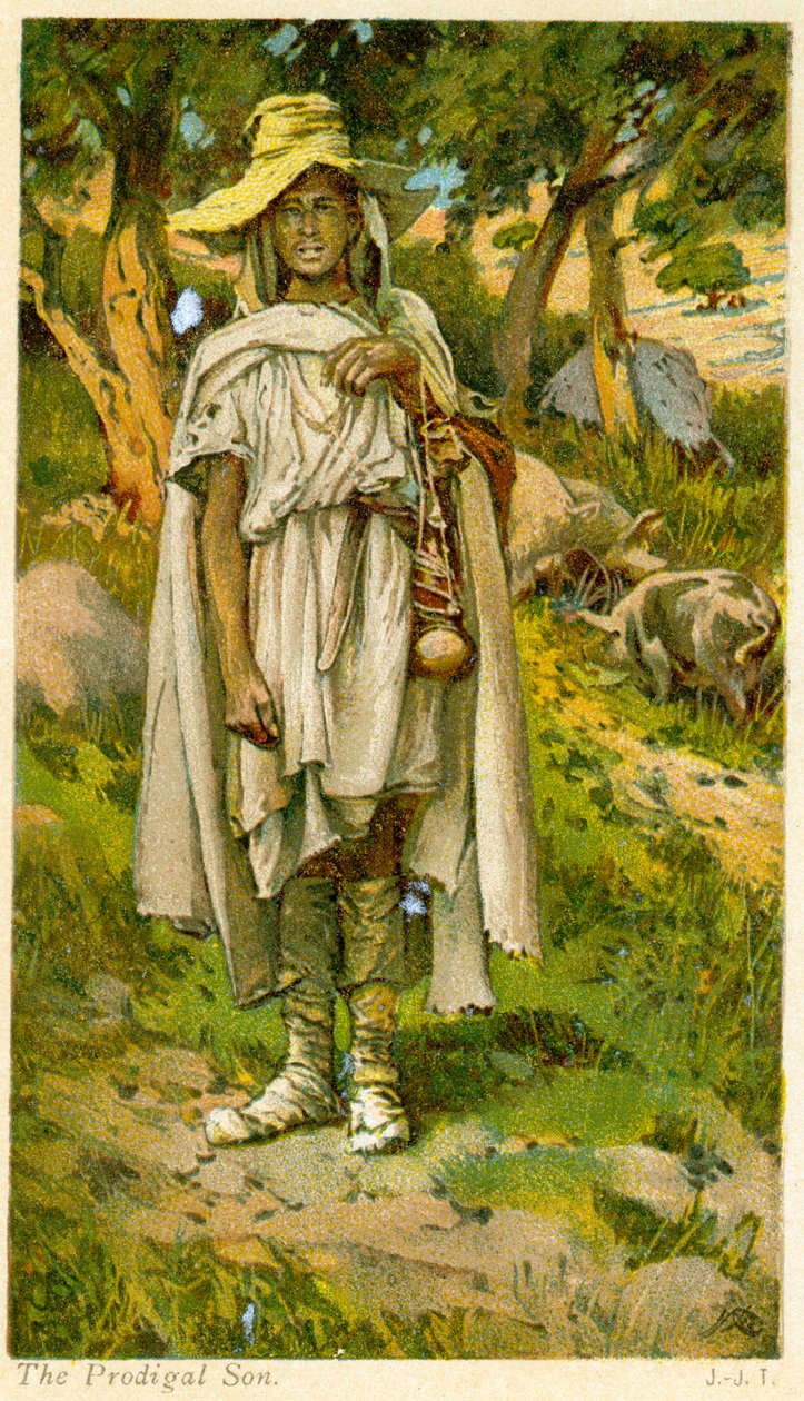 A tékozló fiú – Biblia alkotó: James Jacques Joseph after Tissot