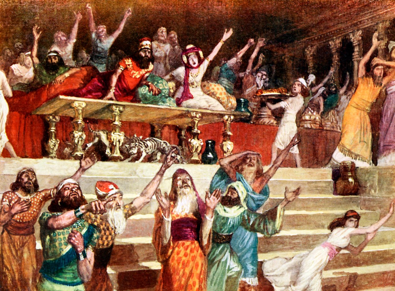 J James Tissot írása a falra - Biblia alkotó: James Jacques Joseph after Tissot