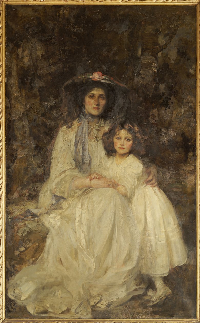 Lady Dickson-Poynder és lánya, Joan, 1905 körül alkotó: James Jebusa Shannon
