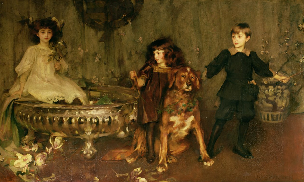 Lord John Manners, Lord Haddon és Lady Marjorie Manners alkotó: James Jebusa Shannon