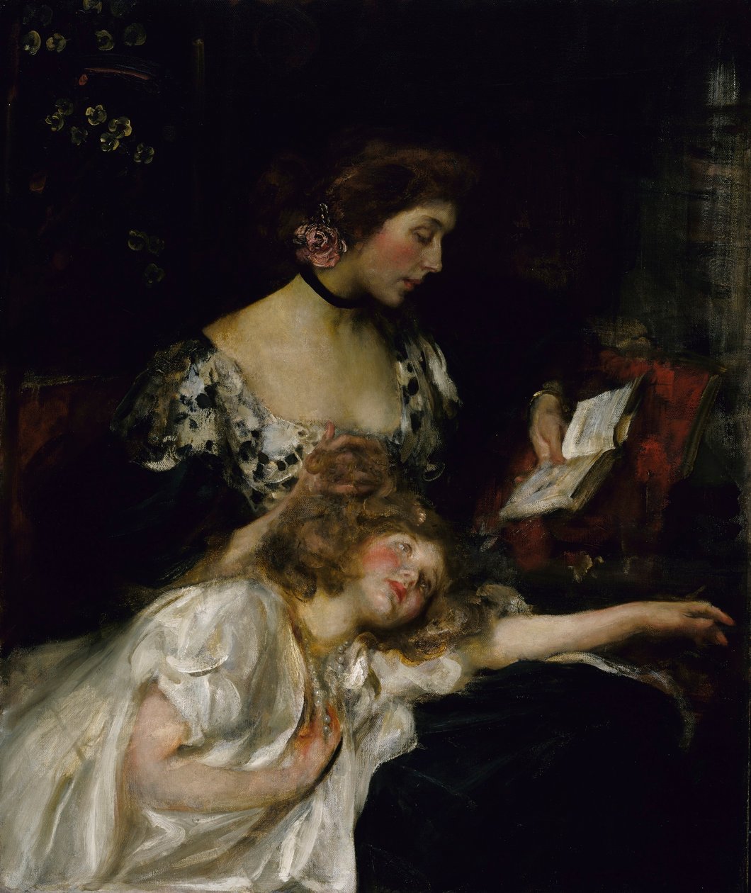 Anya és gyermeke (Lady Shannon és Kitty) alkotó: James Jebusa Shannon